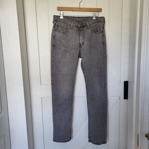 Men's Levi's 514‎ Denim Jeans Gray Straight Pants 32x32